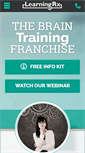 Mobile Screenshot of learningrx-franchise.com